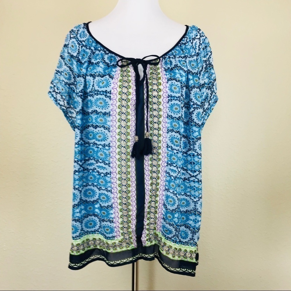 Bios Boho Sheer Blouse